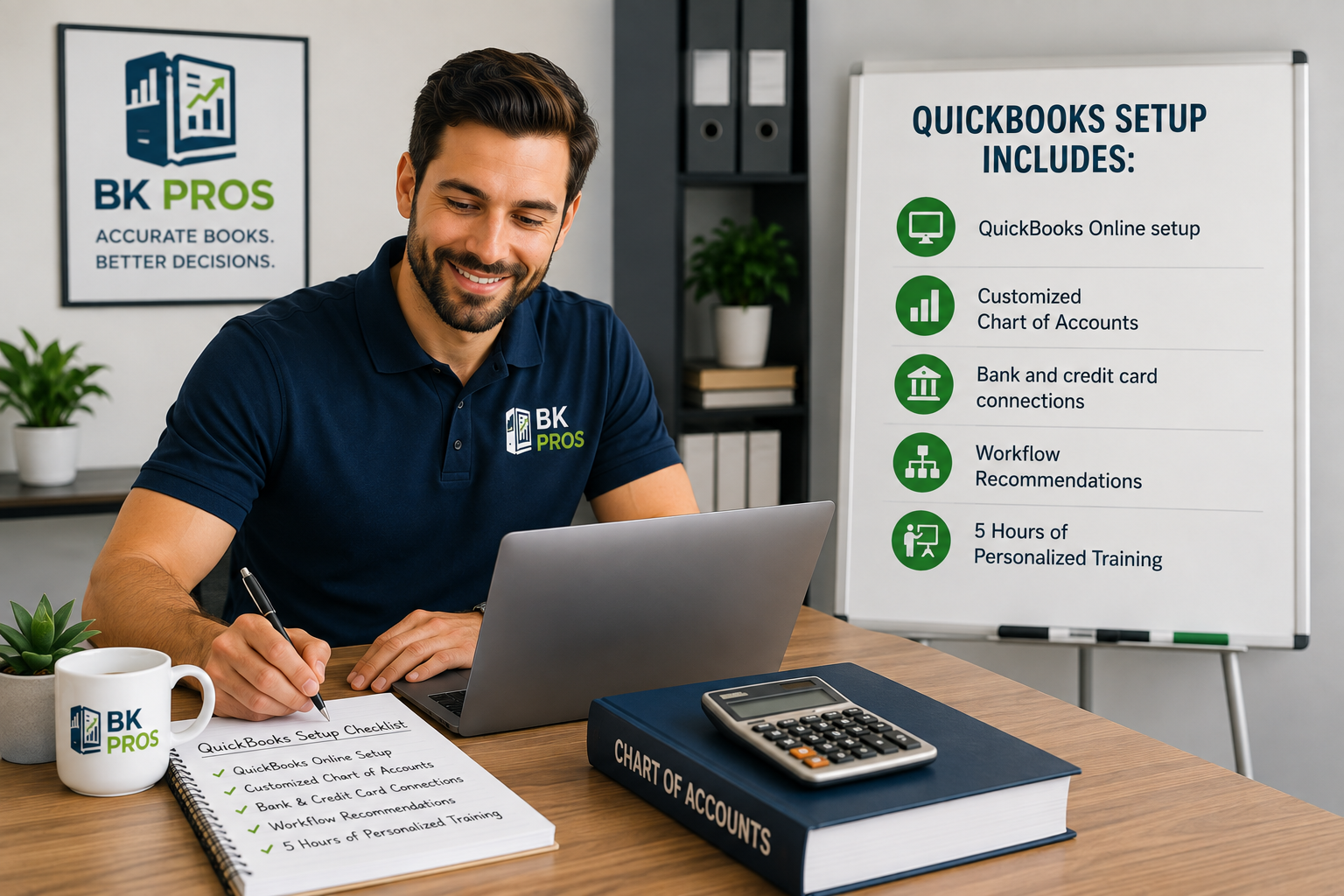 Bookkeeping Services for QuickBooks Online - BK PROS